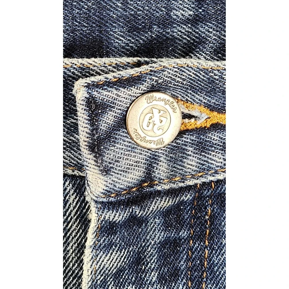 Wrangler 20X Jeans Mens 38x34 Denim Western Five Pocket Zip‎ Fly Straight Leg